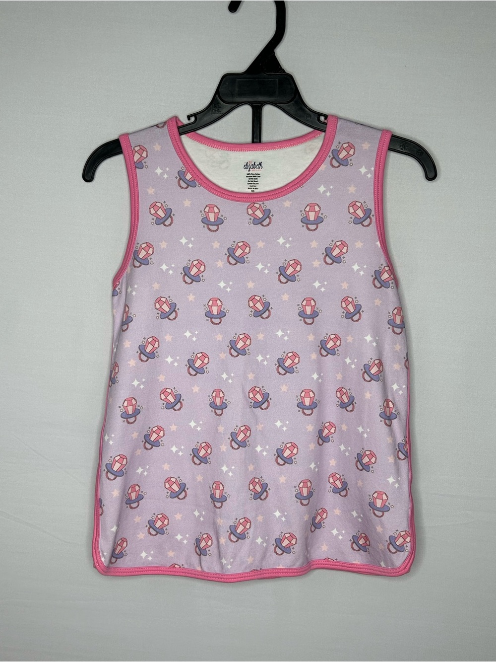 Be Elizabeth by James Lottie Girls' Lavender Sleeveless lounge pj’s